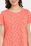 Rosaline Bloom Fest Knit Cotton Top (Pack of 2) -  Orange Purple — thumbnail 11